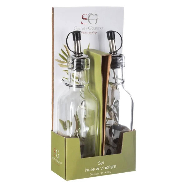 Poręczne butelki na oliwę i ocet z dozownikiem, 160 ml