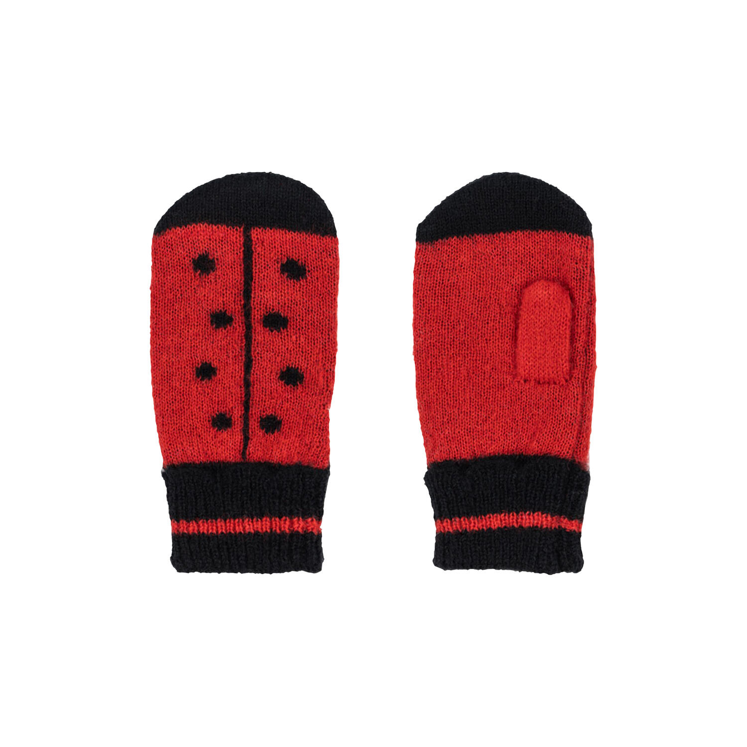 Ladybug Mittens, barbados cherry