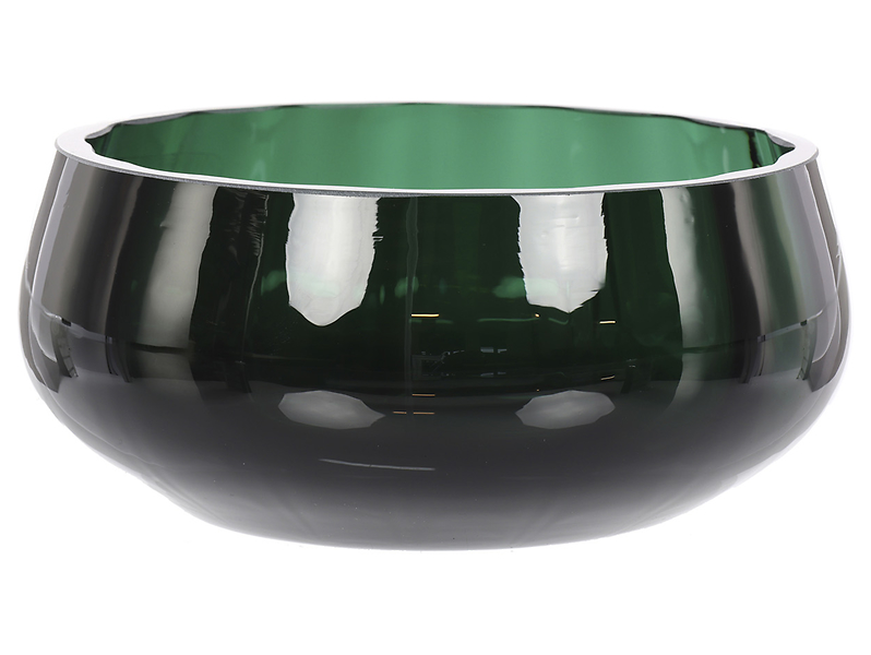 Salaterka szklana 13,5 cm zielona