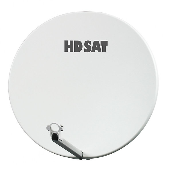 PackParabole Satellite Fibre Composite Blanche 75cm   LNB Single   VEGA 3 Récepteur TV satellite Full HD   Carte HDSAT