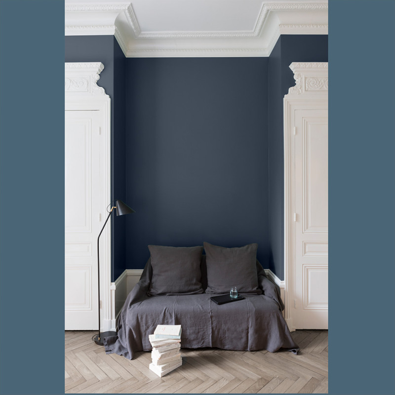 Peinture pour murs Velours de Peinture bleu de chauffe mat 2,5 L LIBERON