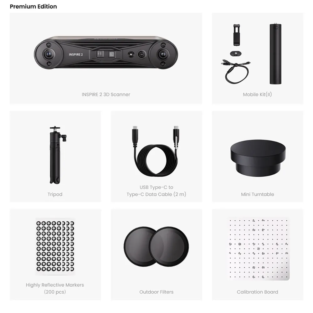 Revopoint INSPIRE-2-PREMIUM-EDITION 3D scanner