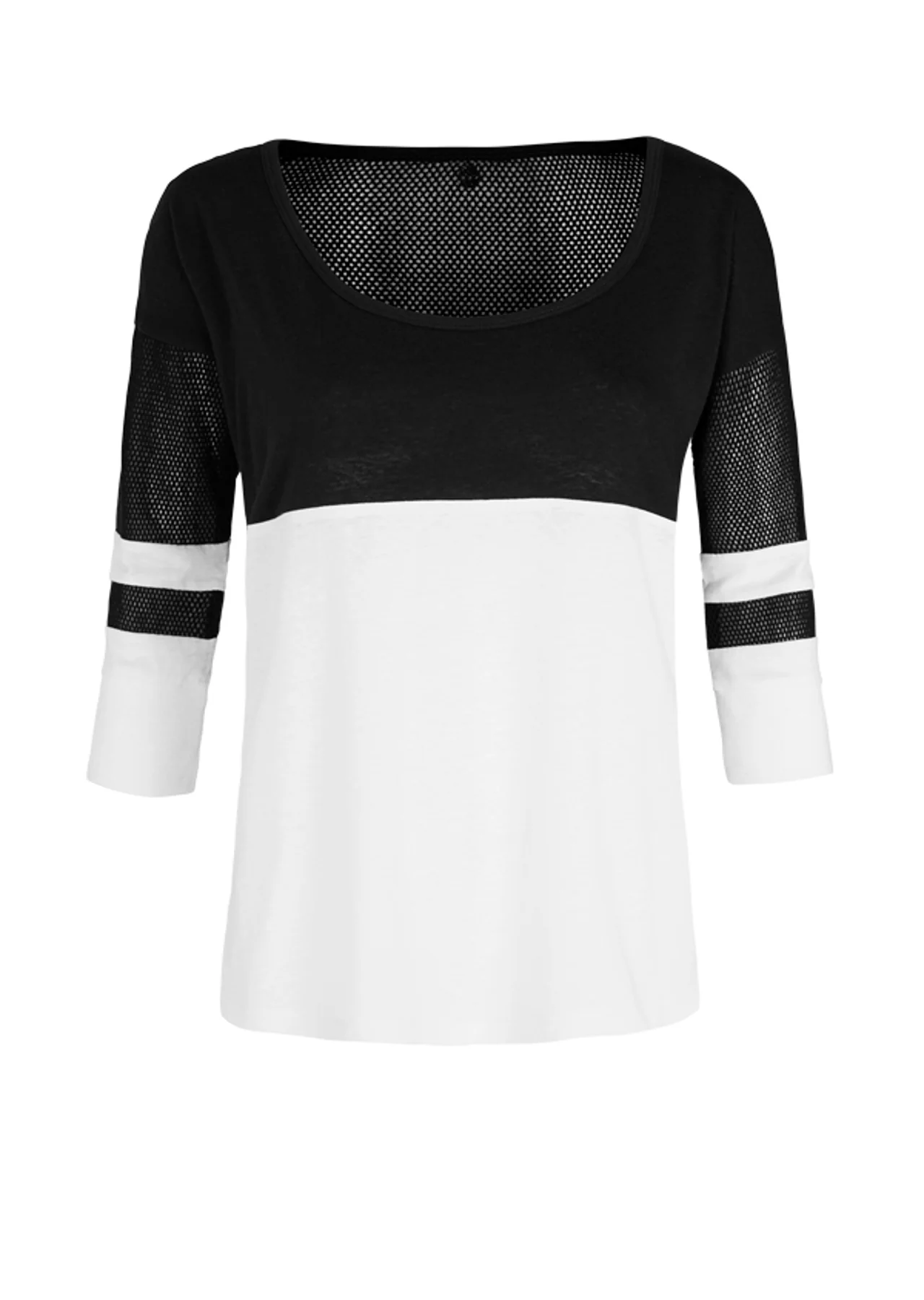 Baseball Cropped Slv Top