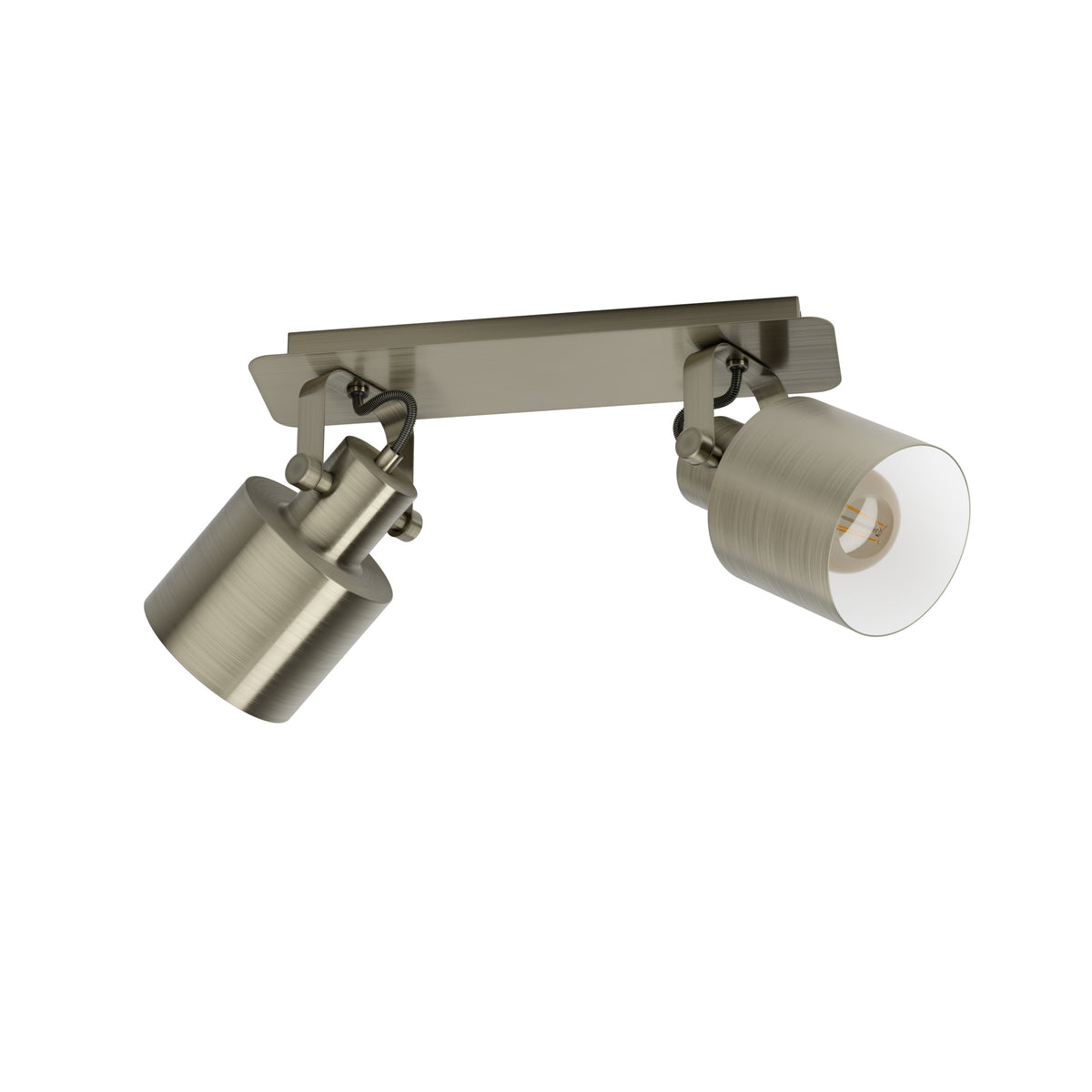 EGLO spot Southery - e27 - 2 lichts - 47 cm - goud/crème