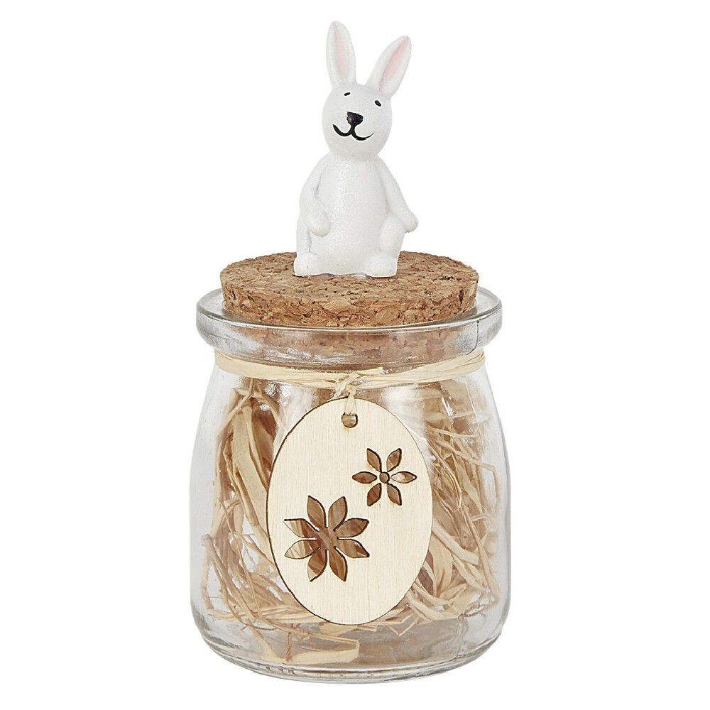 Bocal lapin déco de Pâques