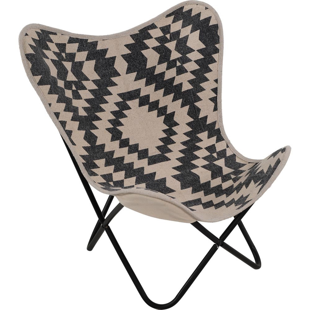 Lesli Living bistrostoel Brent - zwart - 75x75x87cm