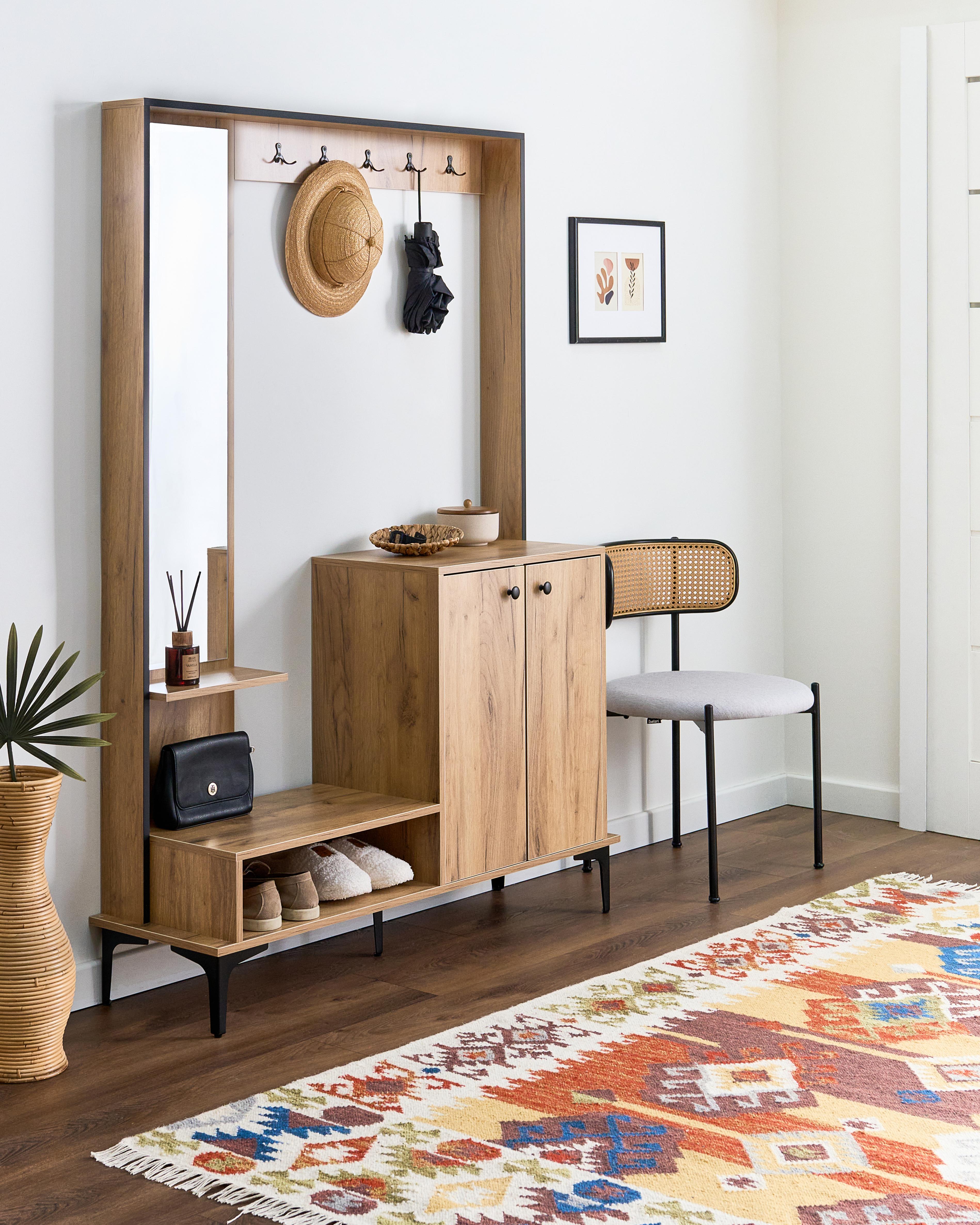 Hallway Set BROOME Light Brown