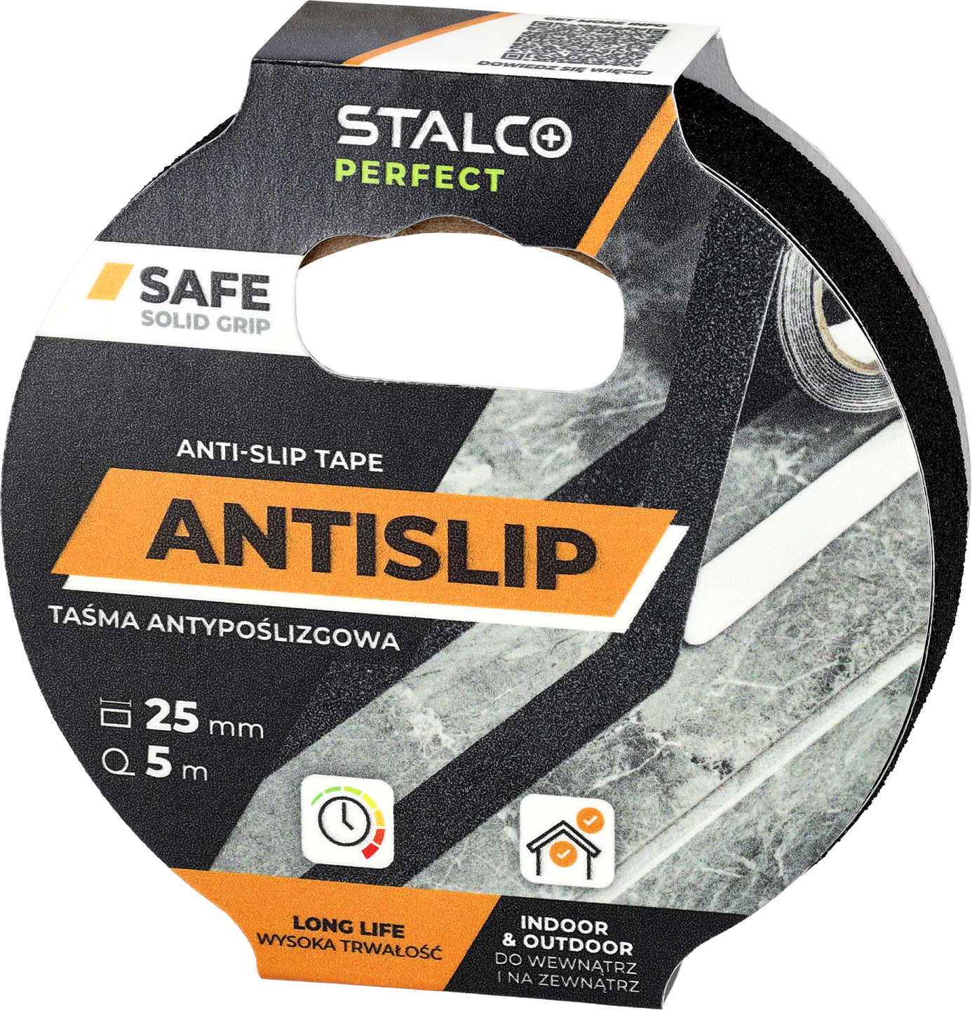 Taśma antypoślizgowa 25mm x 5m STALCO PERFECT S042276666 STALCO PERFECT S042276666