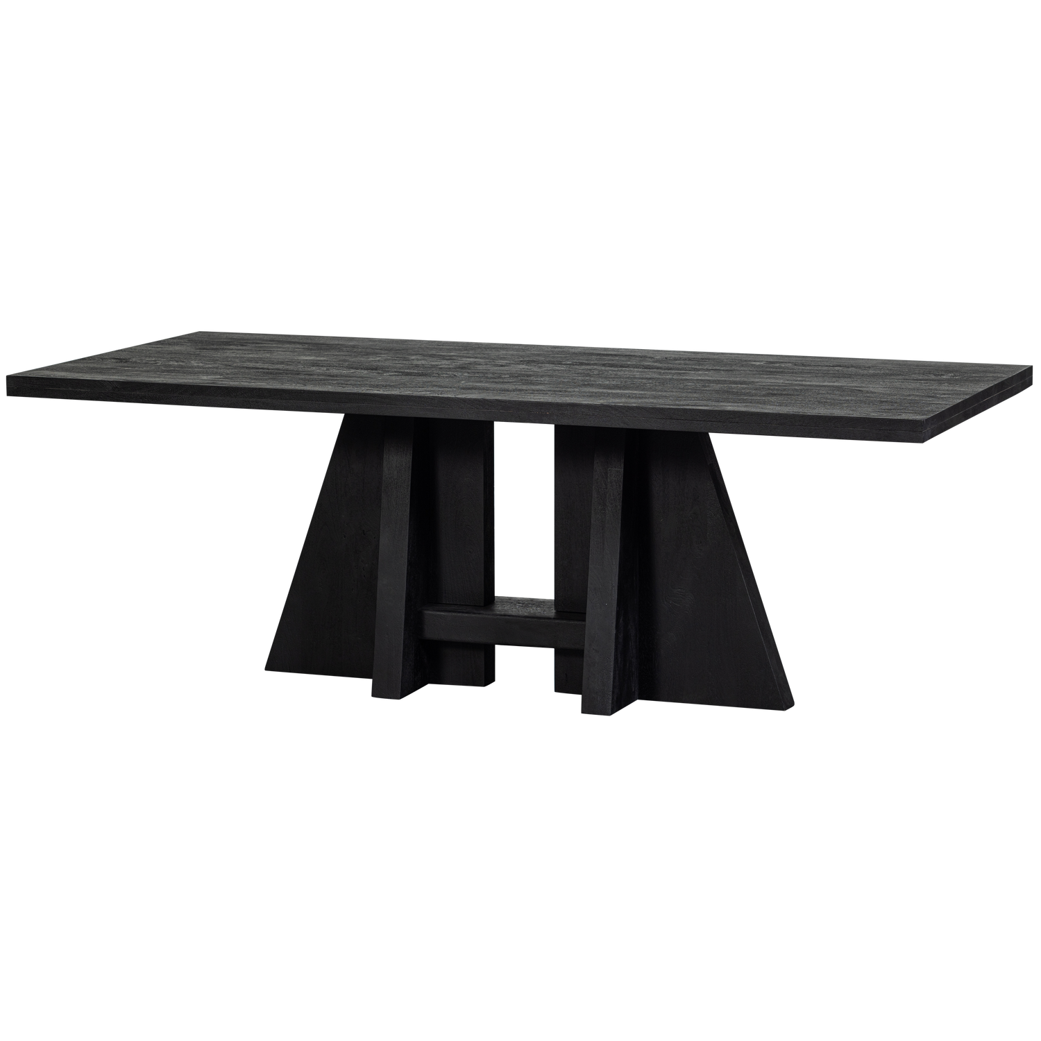 WOOOD Kean Eettafel - Mango - Zwart - 75x220x100