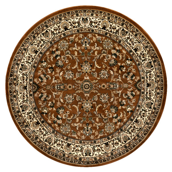 Dywan ROYAL ADR wzór 1745 brązowy koło 120 cm