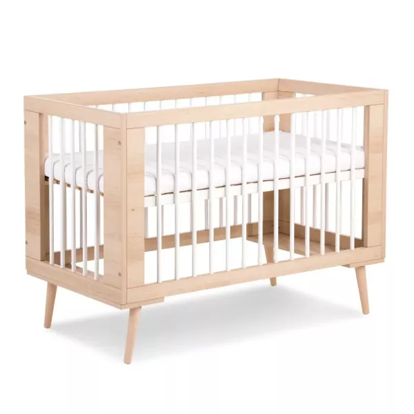 Łóżeczko dziecięce SOFIE 120x60 buk/białe