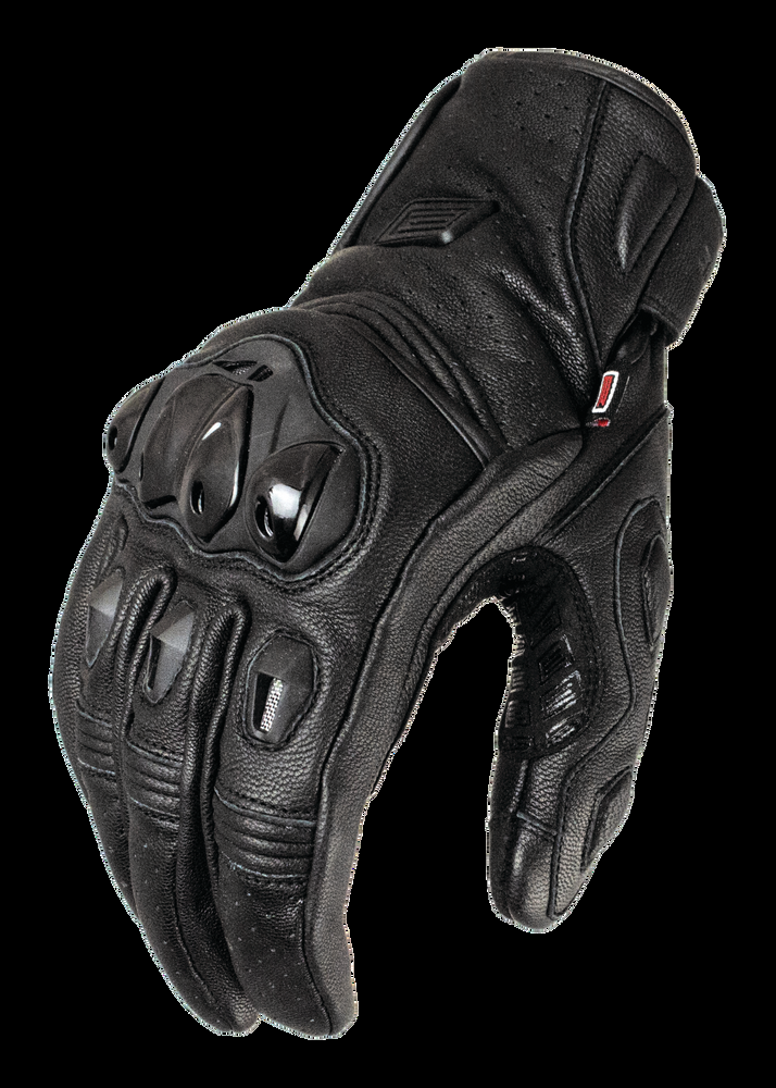 Origine GP Midnight Leather Touch Screen Motorcycle Gloves, Assorted Sizes