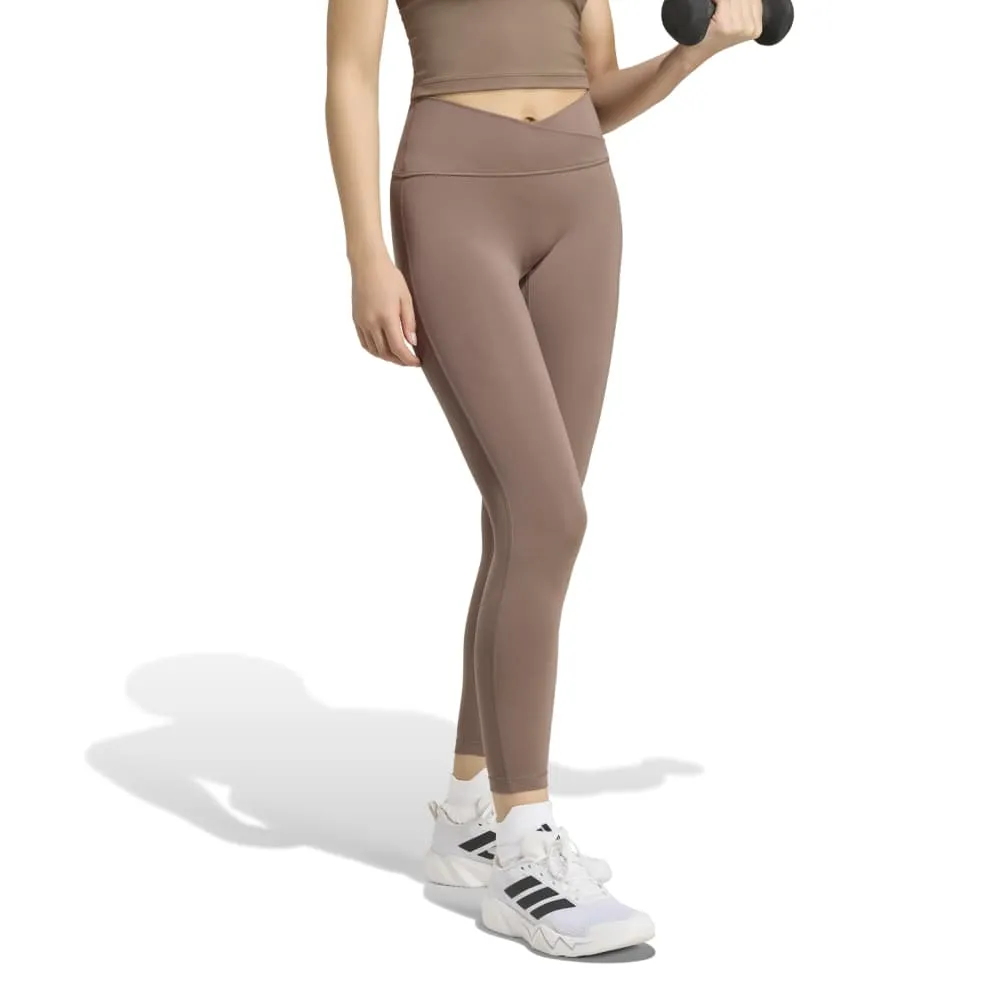adidas 3 Stripes Studio All Me X-Over 7/8 Leggings