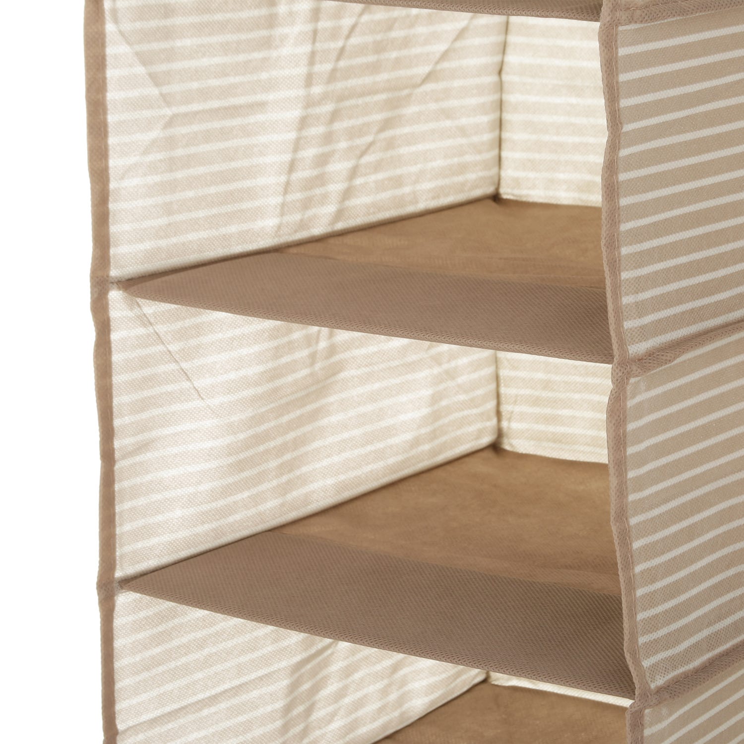 Organizer verticale 6 scomparti Sofia 84x30x15 cm beige