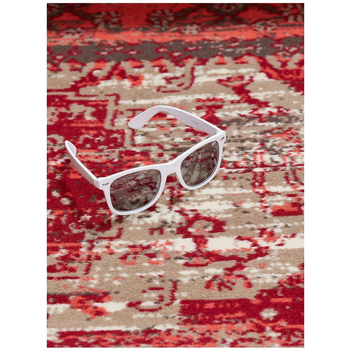 BC PATCHWORK - Tapis salon rouge 80x150