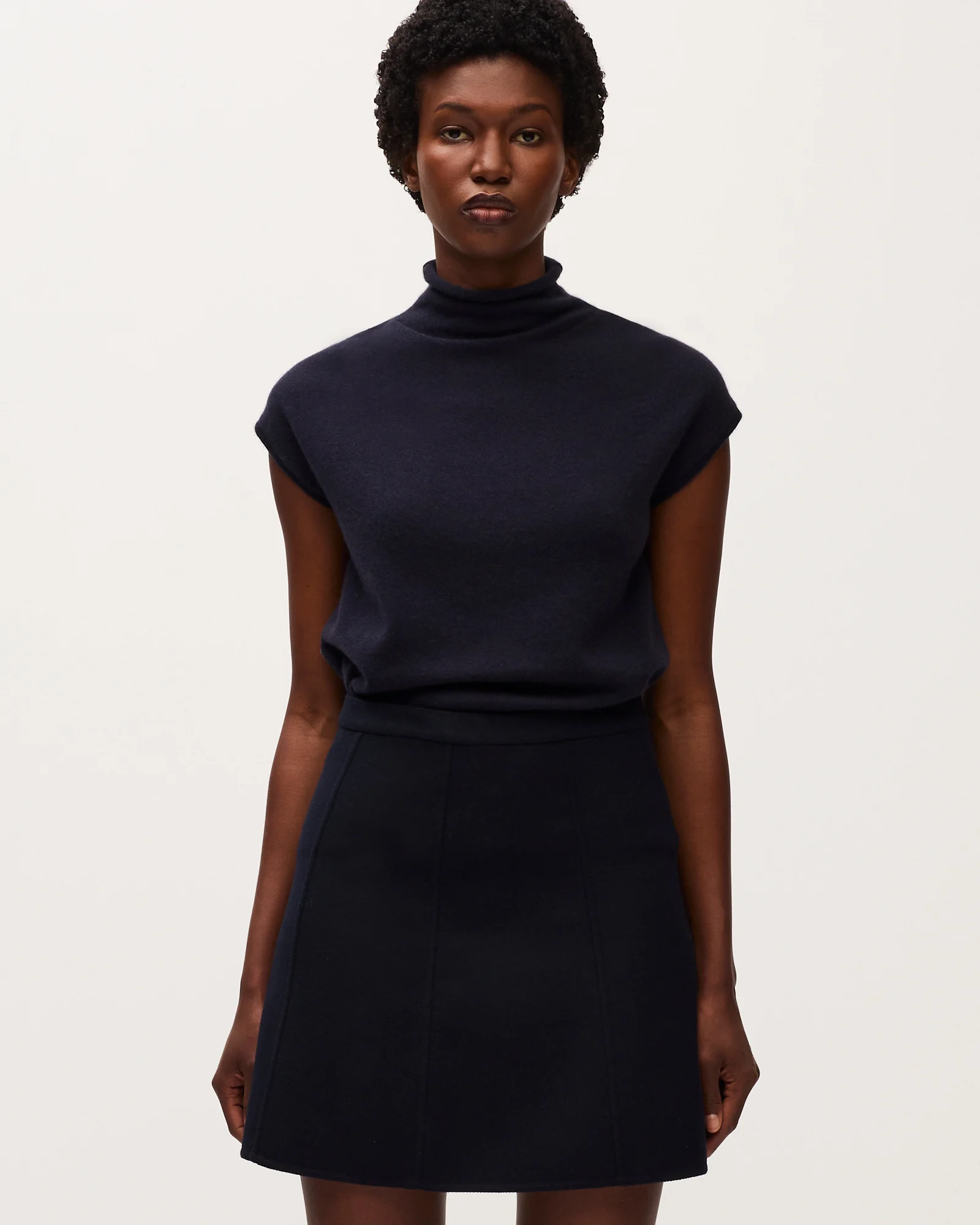 Jupe courte double face