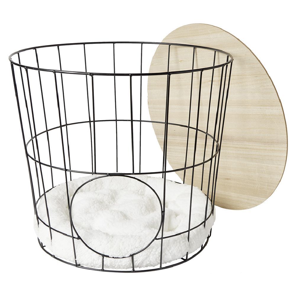 Panière ronde multifonction pour chat