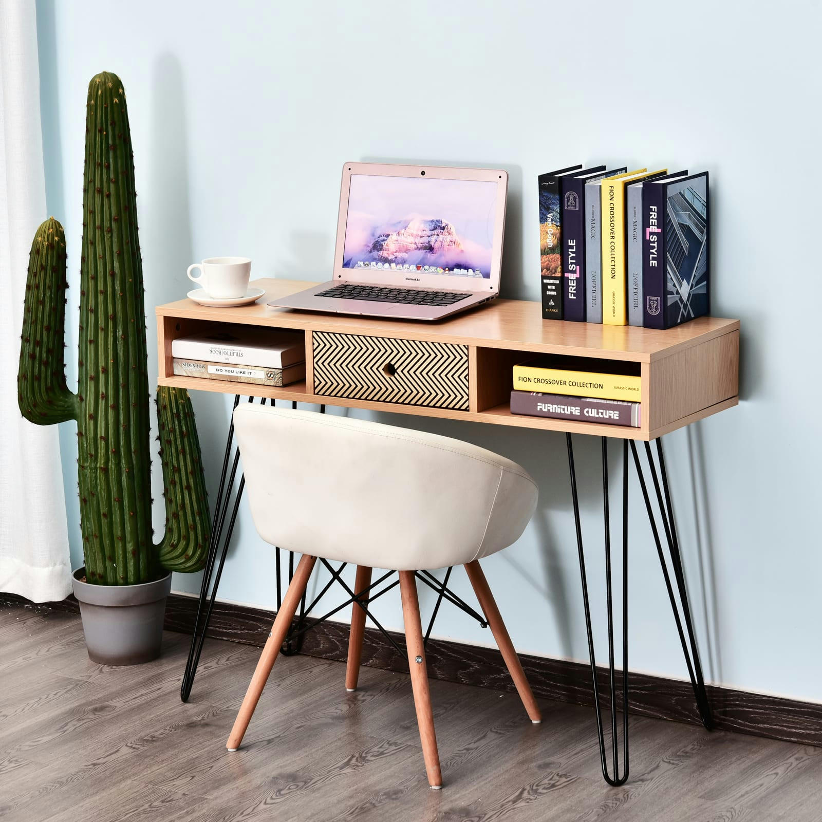 - Table console design scandinave graphique