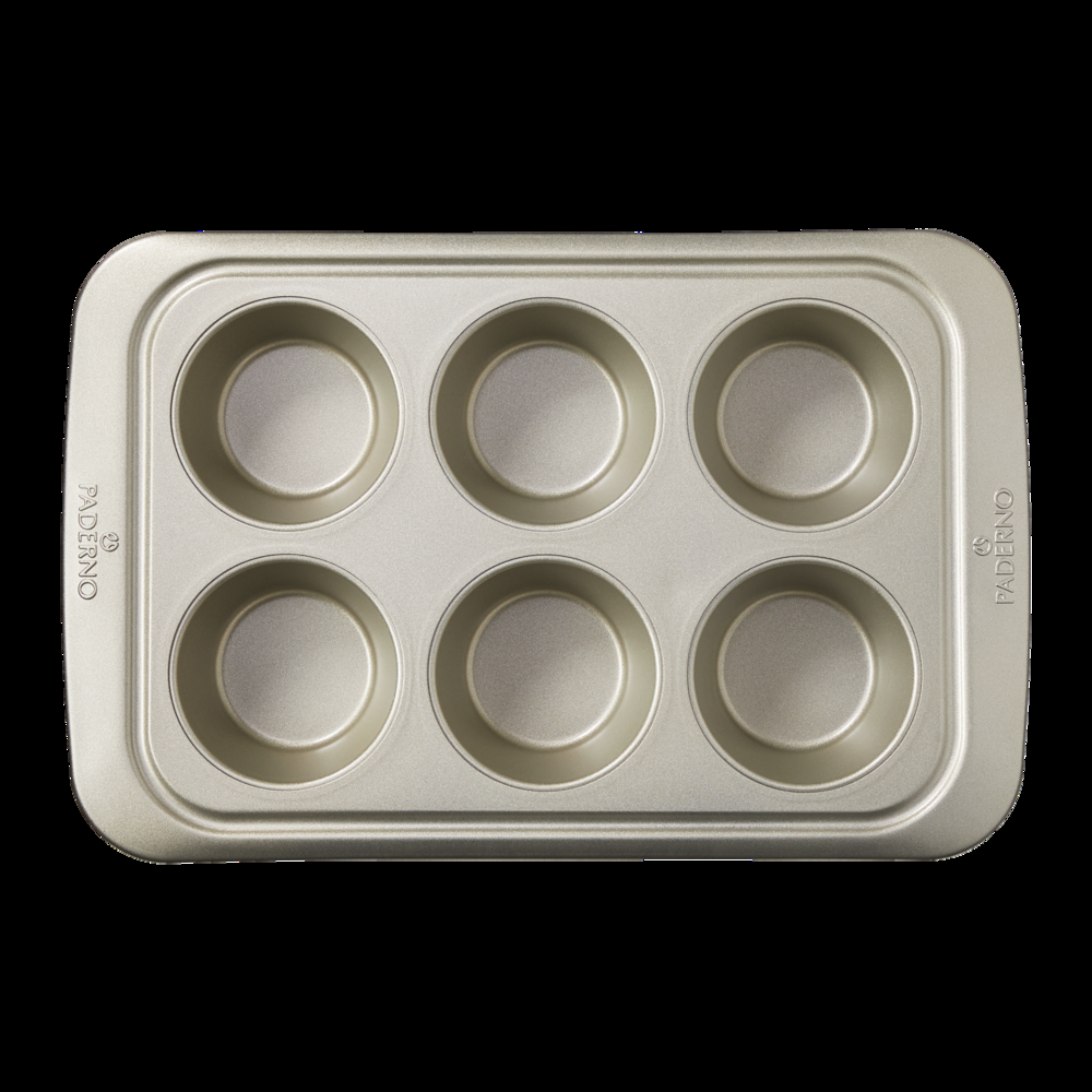 PADERNO Non-Stick Jumbo Muffin Tin, 6-Cup