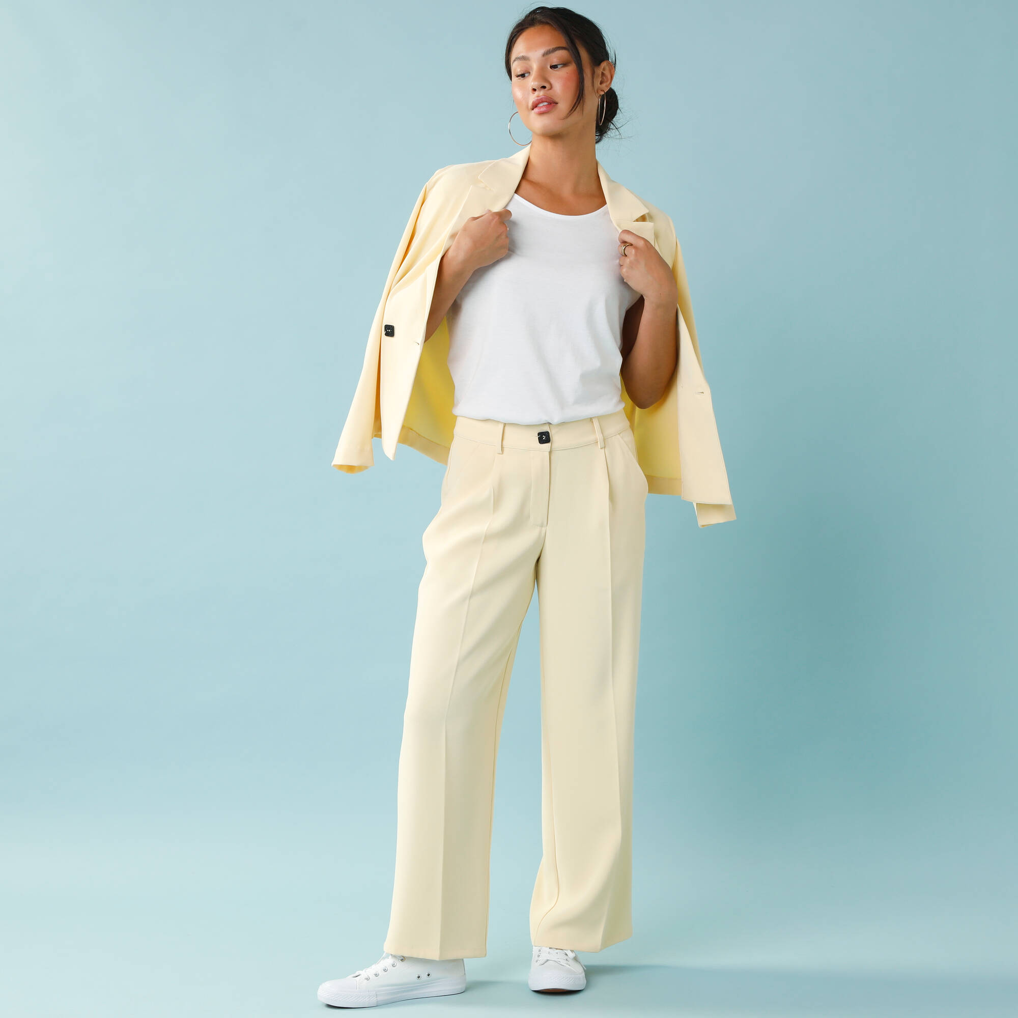 Pantalon large fluide Spécial Petites