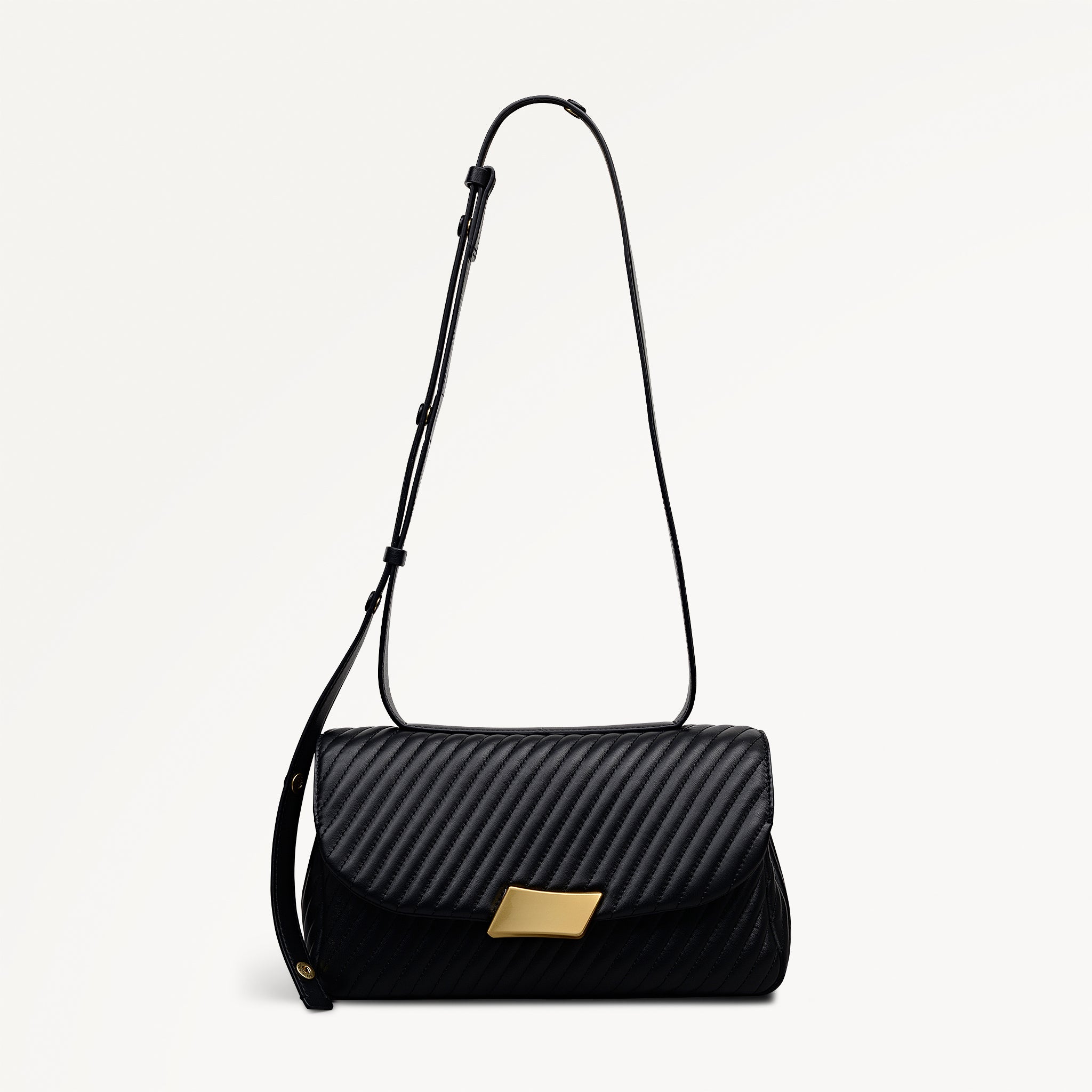 The Belsize - Quilt - Medium Flapover Cross Body