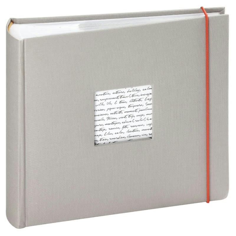 LINEA - Album photo pochettes gris 200 photos 11,5x15 cm