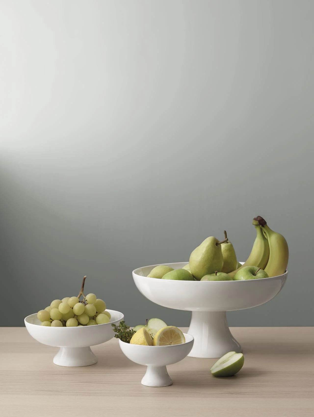 obstschale auf fuß