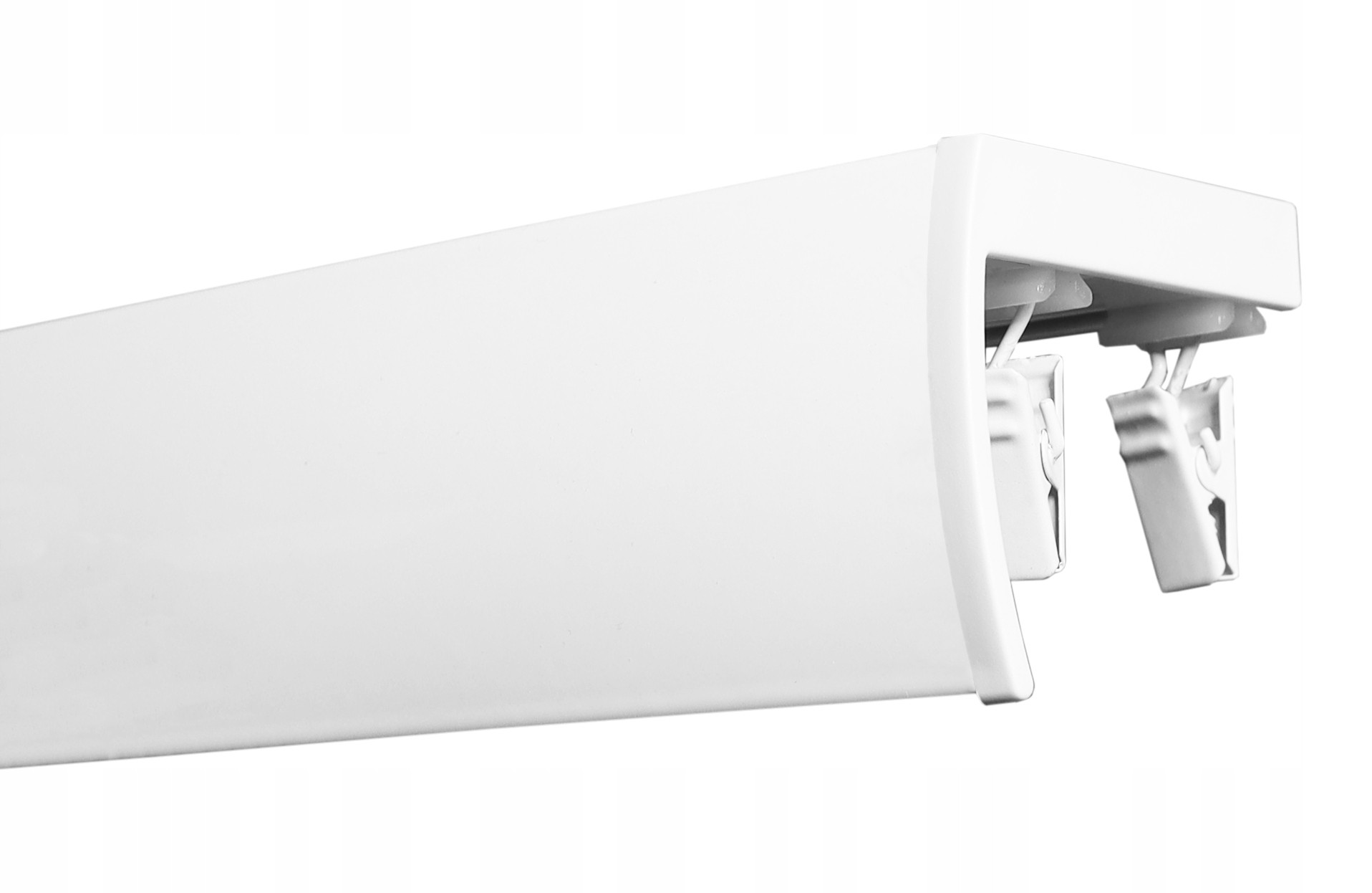 Karnisz Sufitowy Aluminiowy DUO Podwójny z Maskownicą 120 cm