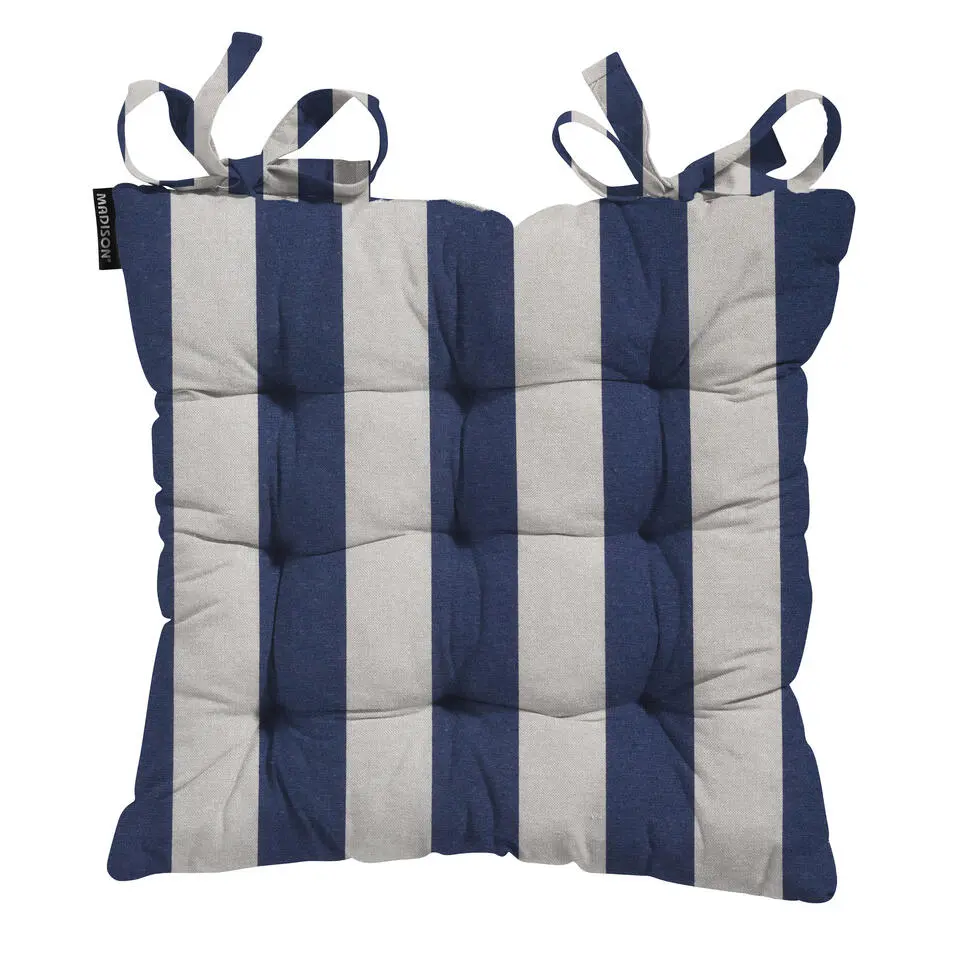 Madison - Zitkussen Amora - Blauw - 46x46x8cm - Set van 4