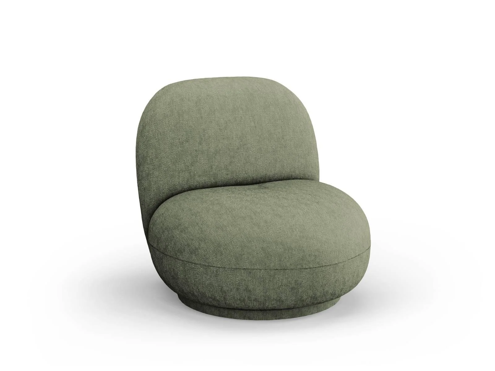 Draaibare fauteuil Chuck chenille