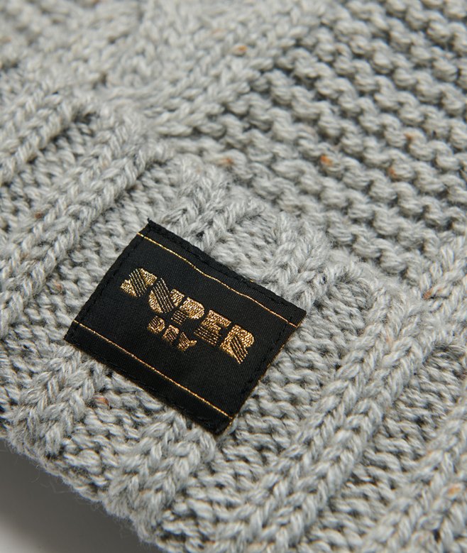 Cable Knit Beanie Hat