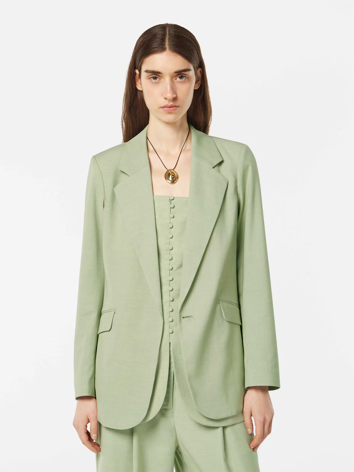 Drapey Belted Blazer
