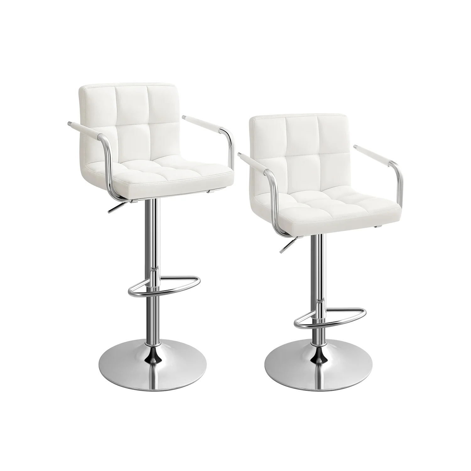 2 Tabouret de bar rotatif réglable en hauteur