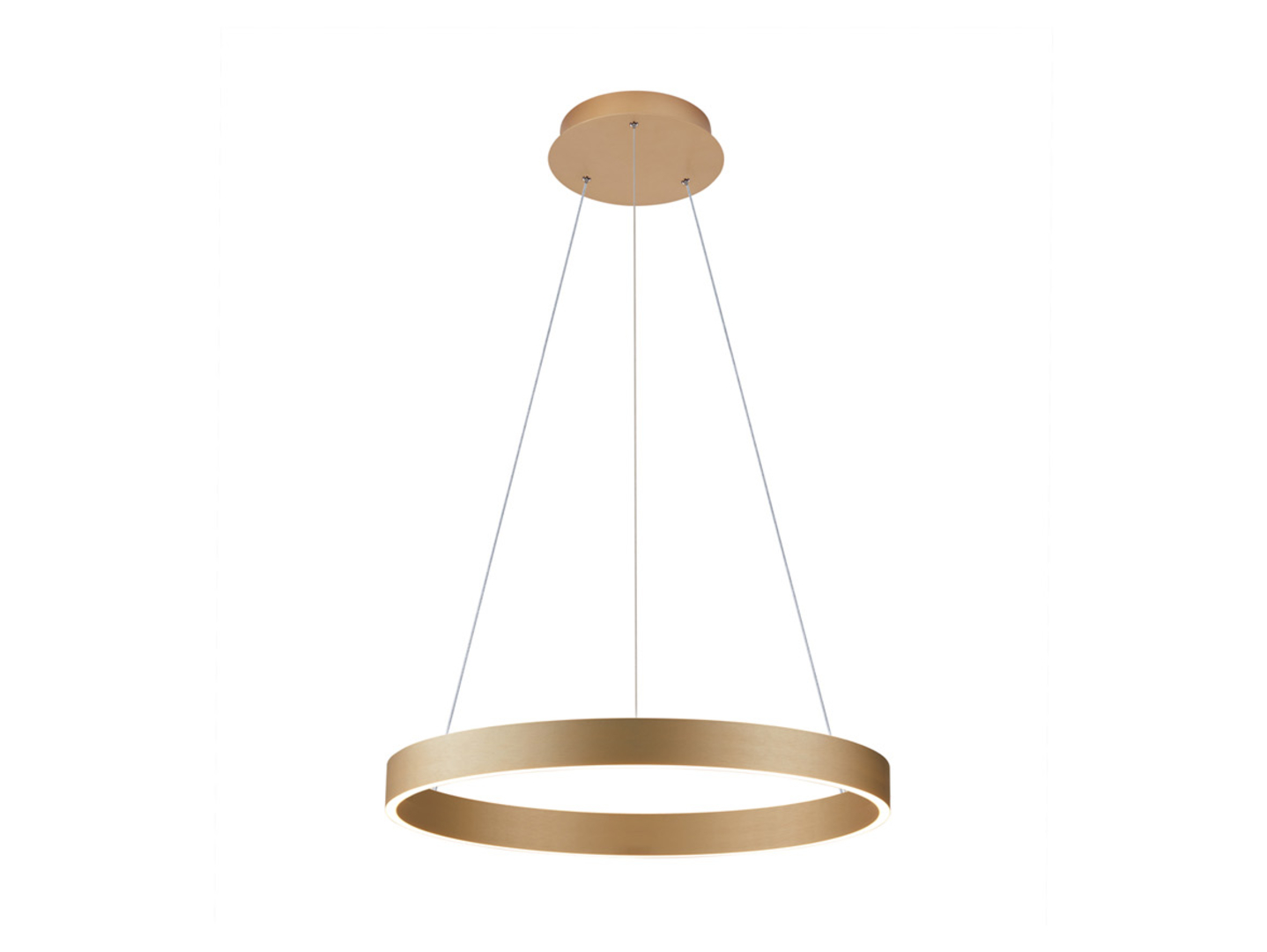 Lampa wisząca Brasco Up Down LED ze zmienną barwą światła złota