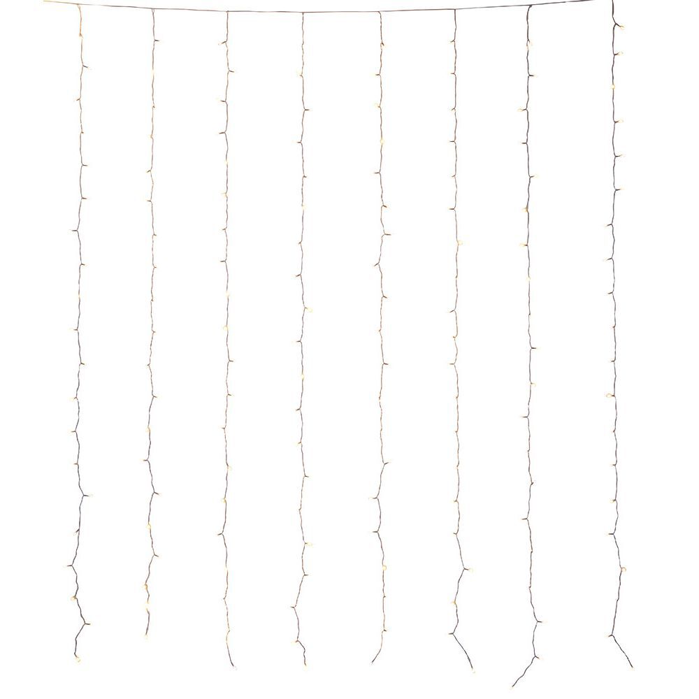 Rideau lumineux 200 LED 8 fonctions L2,5x2,5m