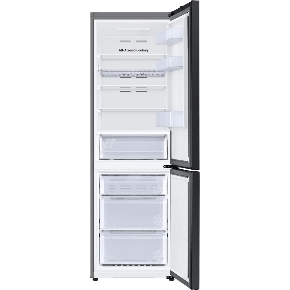 Samsung Bespoke Classic Fridge Freezer, Space Max Technology, Black