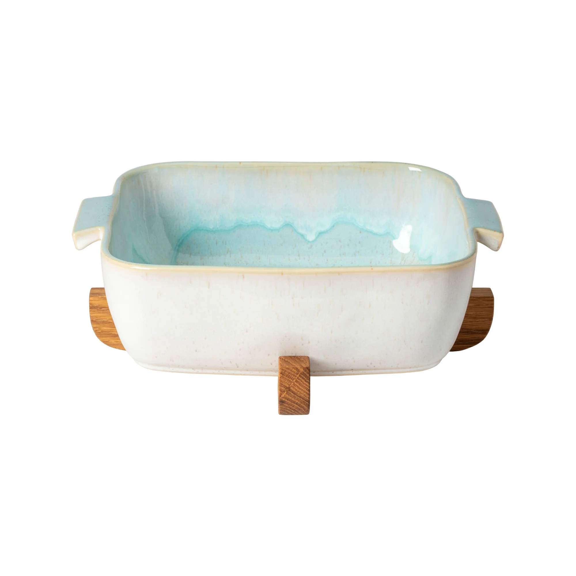 Square Baker with Oak Trivet Eivissa, Casafina by COSTA NOVA