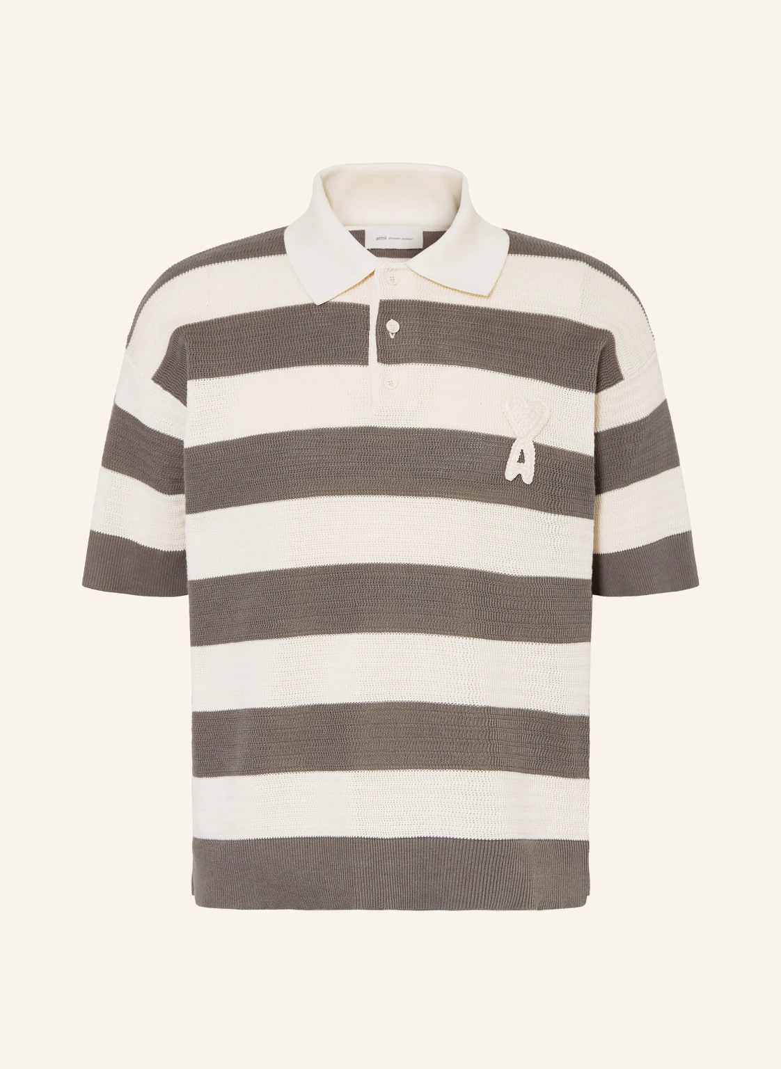 Ami Paris Strick-Poloshirt
