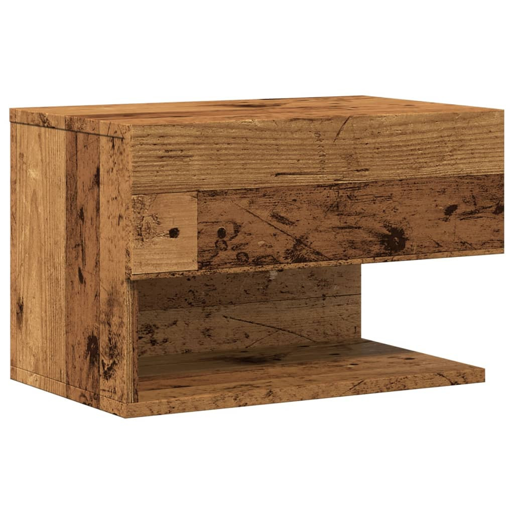 Szafka Nocna Stolik Komoda Brązowa Wisząca Do Sypialni 46x29,5x30 cm