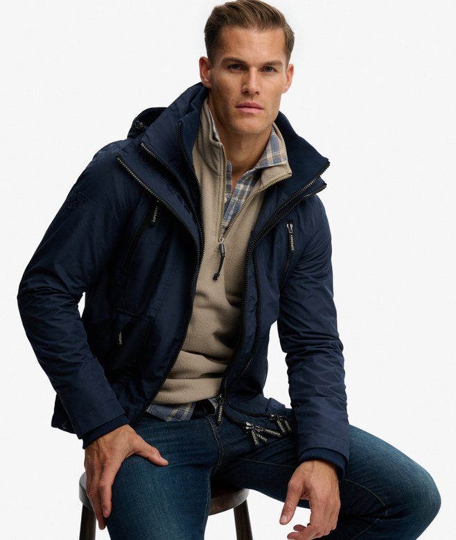 Hooded Mountain Windbreaker Jacket