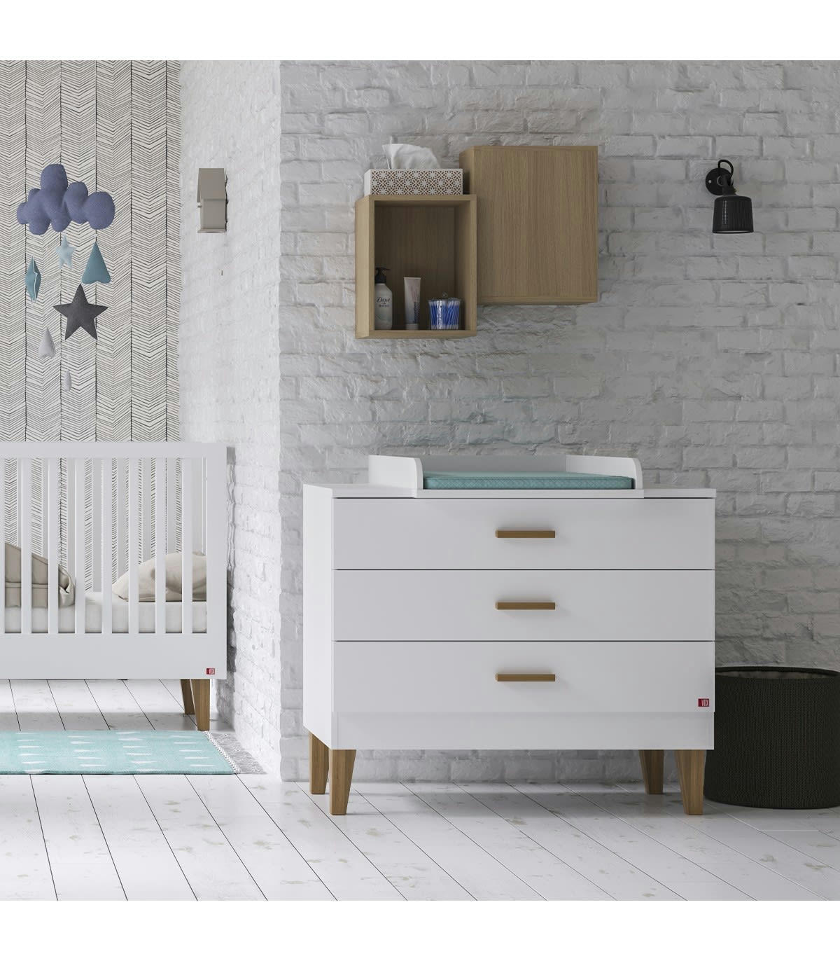 LOUNGE - Commode 3 Tiroirs L100 x H86.5 cm