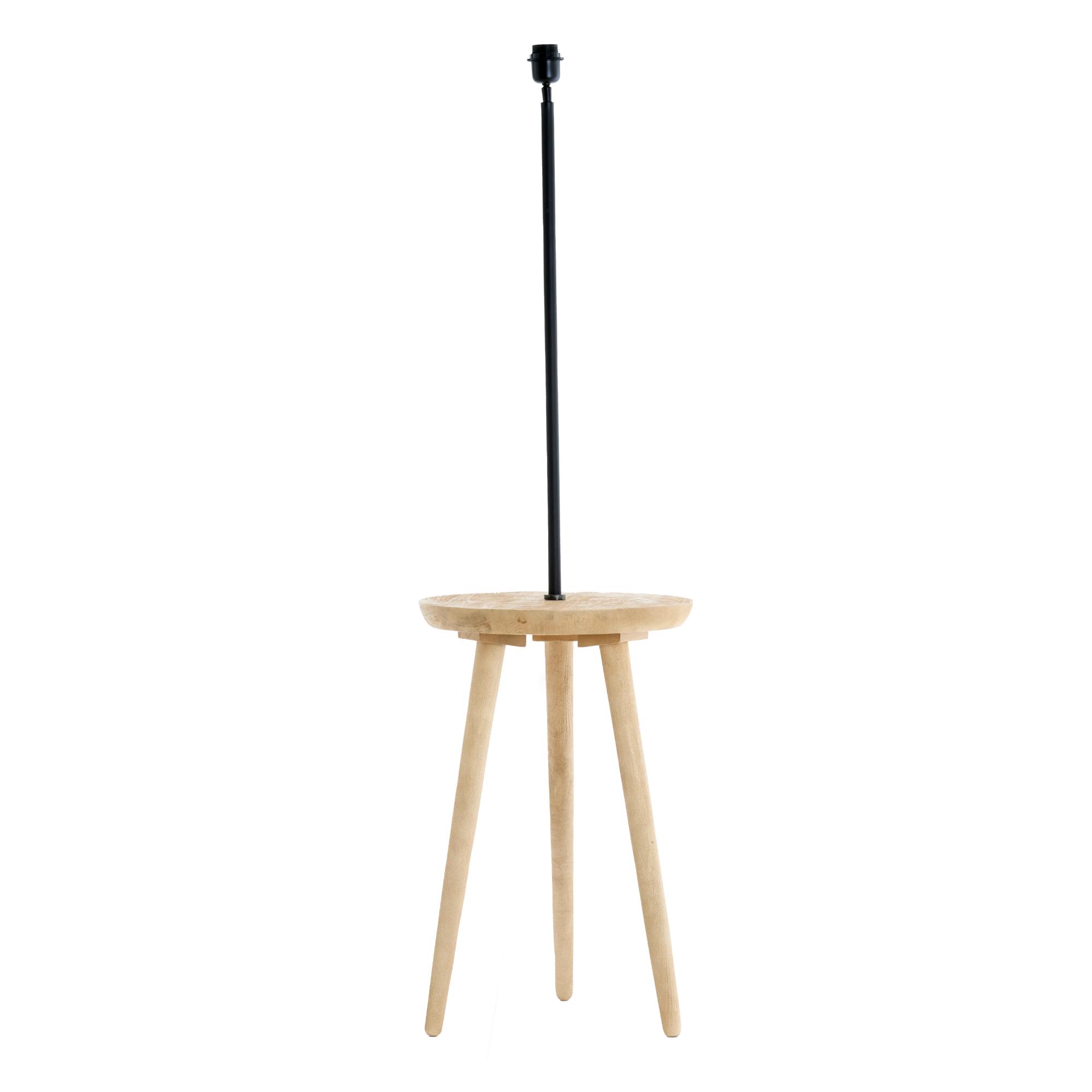 Light & Living bijzettafel Tolfa - bruin - Ø40cm