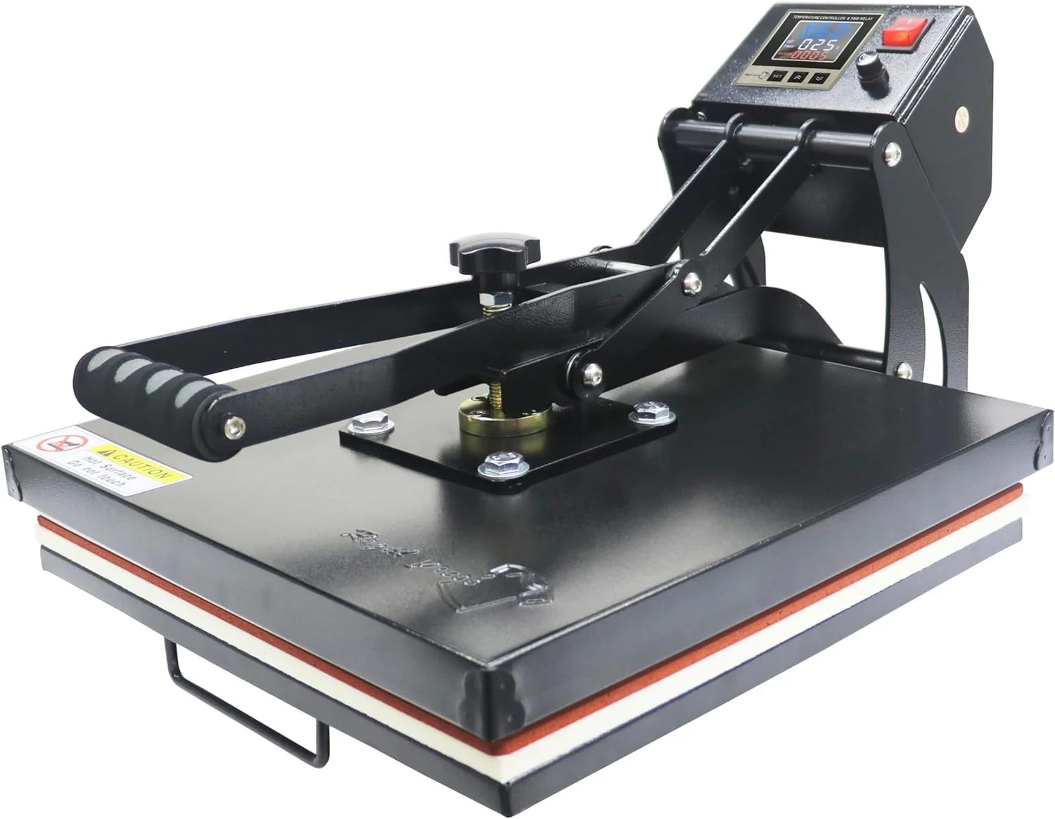 Color LED Industrial-Quality Digital Sublimation Heat Transfer Machine T-Shirt Heat Press Machine, 15 x 15, Blue