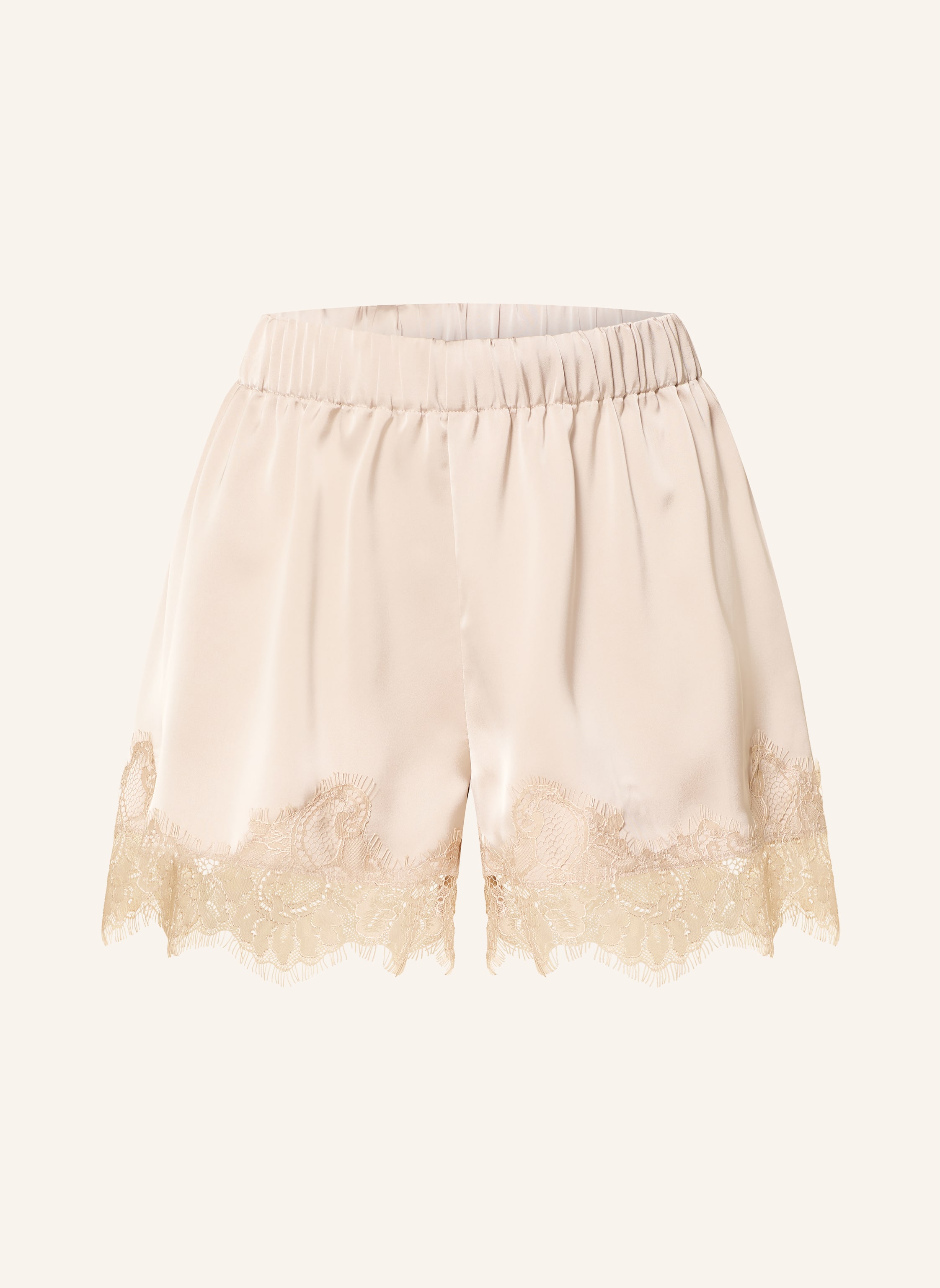 SOFIE SCHNOOR Satinshorts VADA mit Spitze