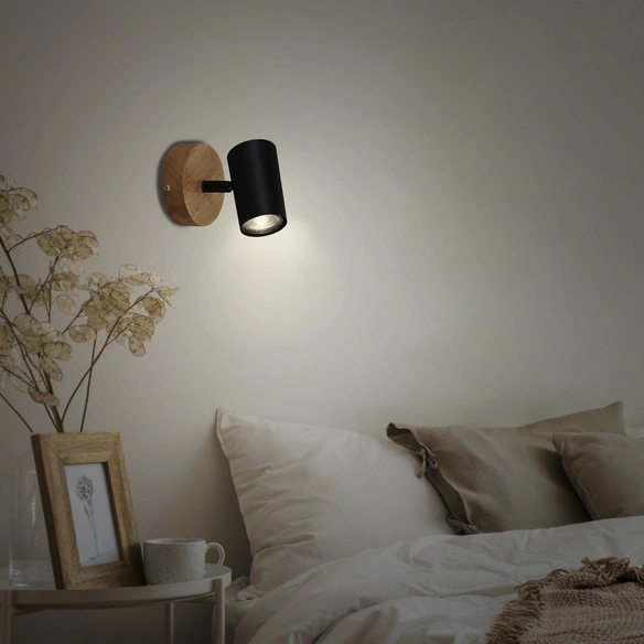 LED-Wandstrahler »MURITZ«, Länge: 11 cm, Höhe: 15,7 cm, schwarz