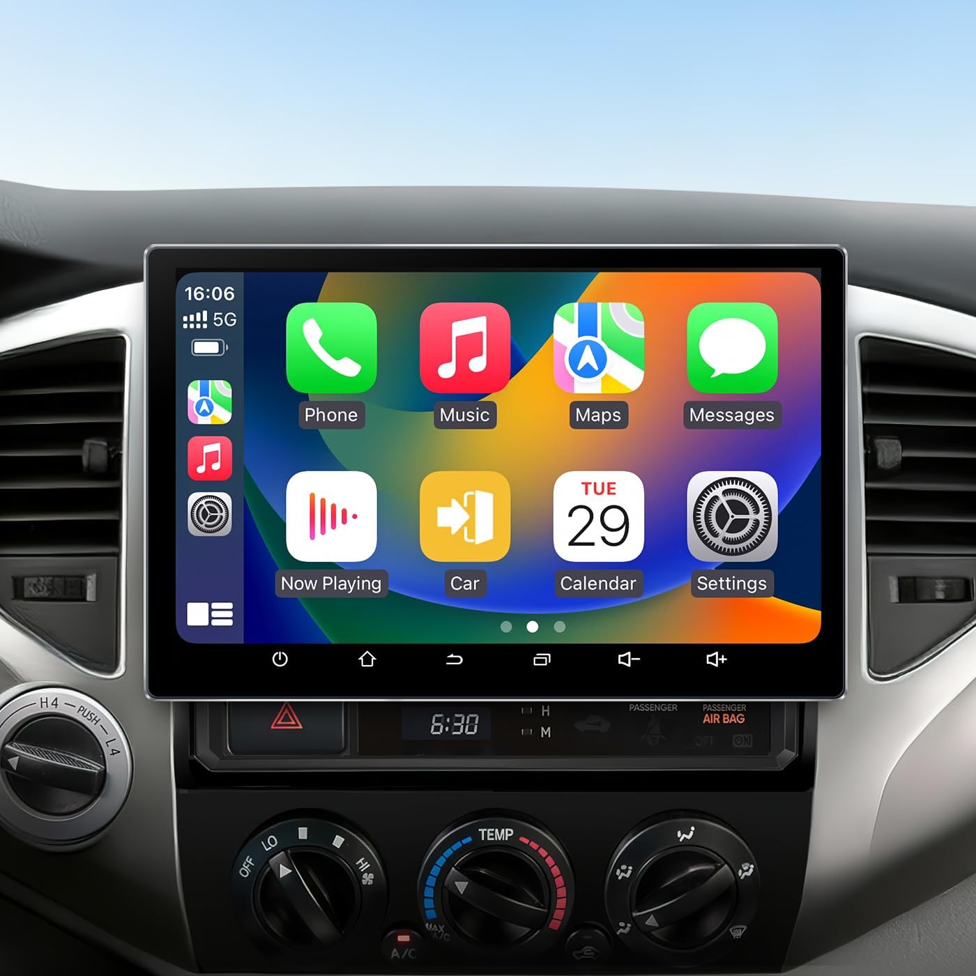 11.5 Car Stereo Radio for Toyota Tacoma 2005-2015 Upgrade CarPlay Replacement 4+64G HD Touch Screen Carplay/Android Auto/Android13/GPS Navigation/1080P Backup Camera
