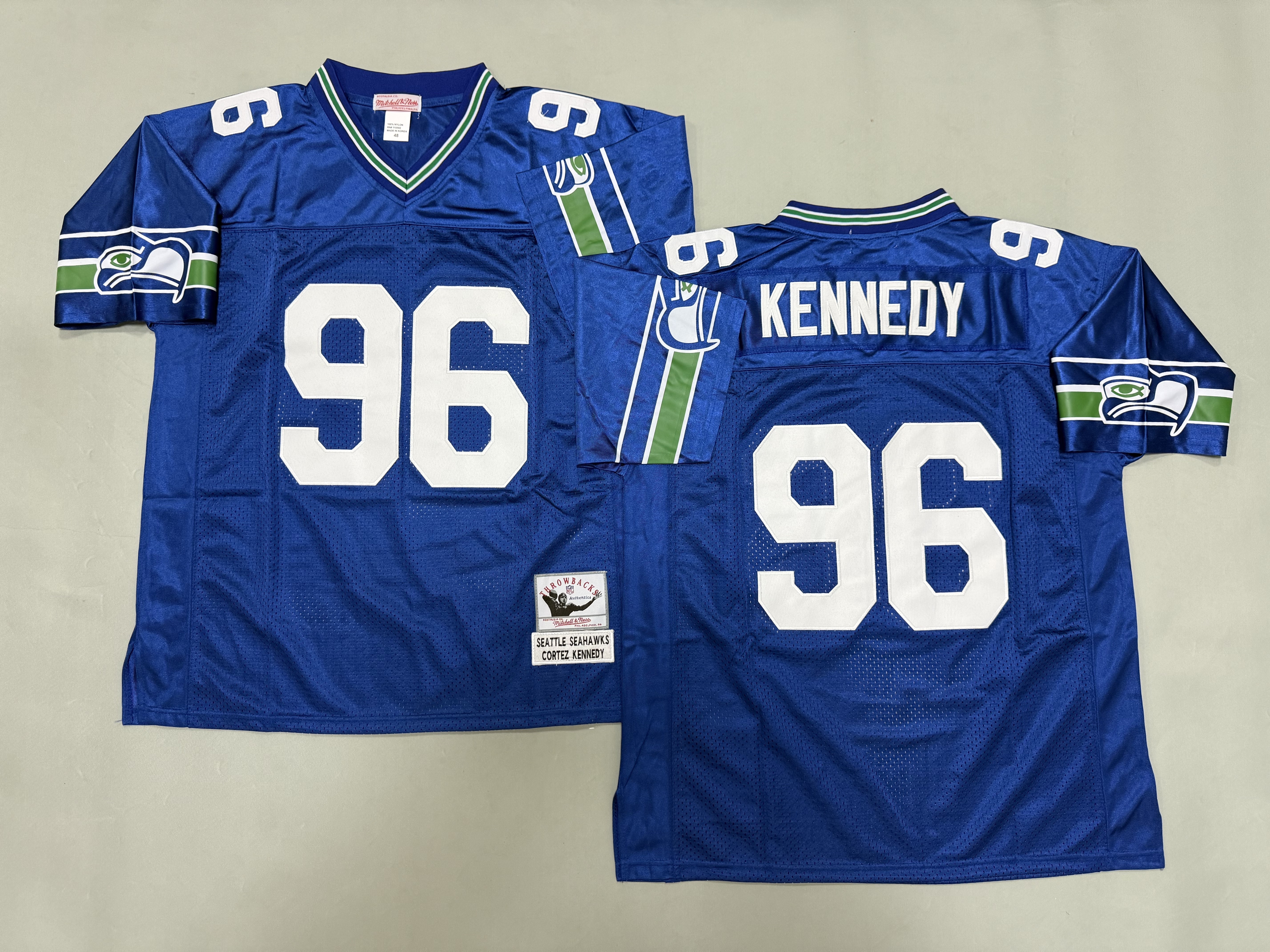 Cortez Kennedy Seattle Seahawks Authentic Throwback Retired Player Jersey