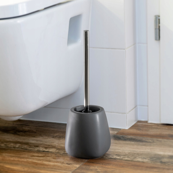 Kadax 2x Szczotka WC Do Toalety Ceramiczna Szara