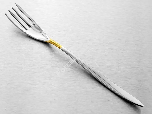 Komplet sztućców 24 cz. na 6 osób Hisar - Mamba Gold (4.0/3.0mm) złocone