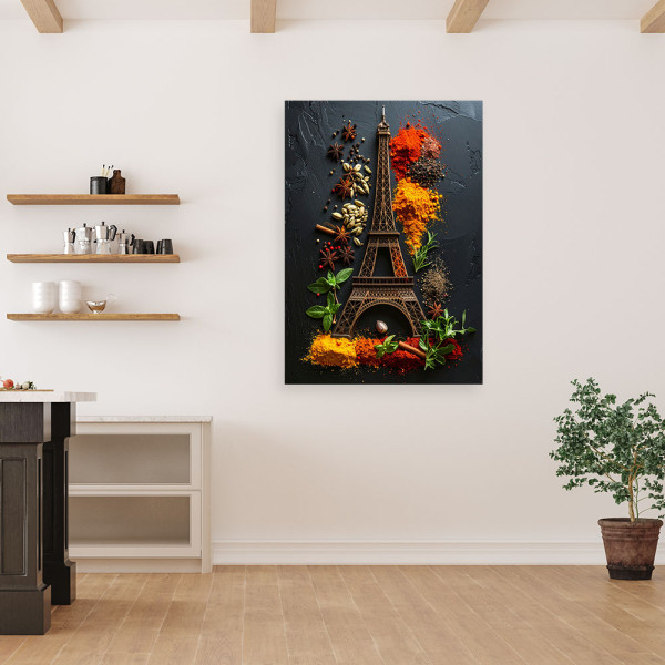 Obraz do kuchni restauracji baru jadalni, Przyprawy Zioła Wieża 20x30